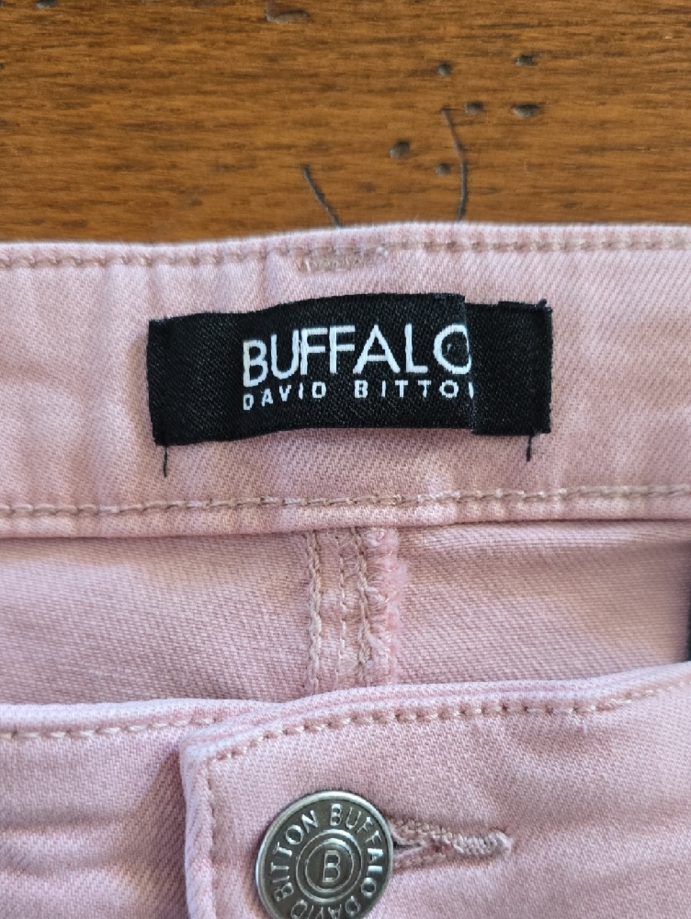 Buffalo David Bitton Light Pink Skinny Jeans Size 10/30  High Rise Ankle Pants - Picture 3 of 10